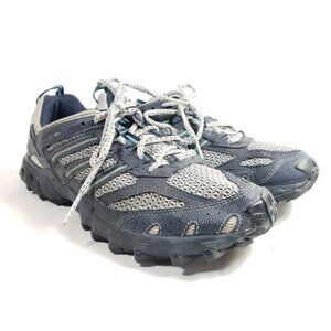 Adidas Kanadia TR-3 Mens Size 9 Trail Running Shoes Gray & Blue